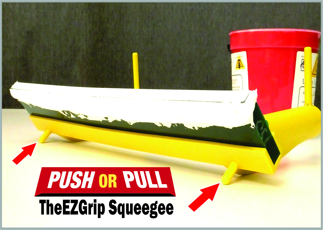 2498 with NO Rubber EZ Grip Squeegee for Screen Printing 