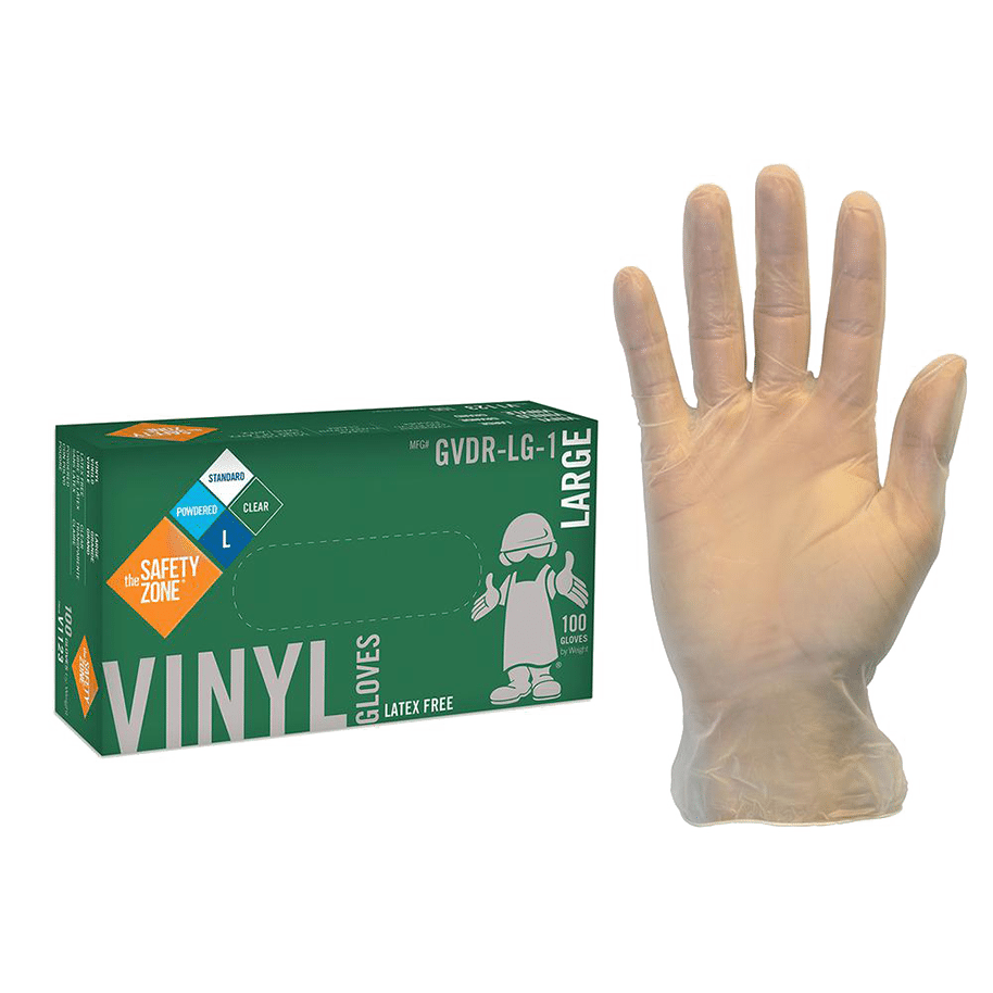 large vinyl gloves